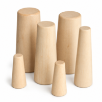 Emergency Wooden Plug Set Conical 6-Piece