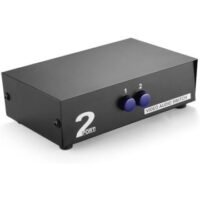 AV Switch Box 4-Input 1-Output Stereo RCA and Composite Video Selector