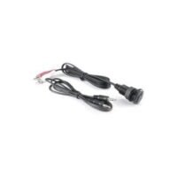 Audio Adapter IC3.5PM Panel Mount Waterproof 3.5mm with 4ft Patch Cord and 4ft Headphone Extension Cable