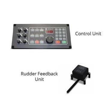 Autopilot Heavy Duty Rudder and Fluxgate Compass Power Steering for Non-Steel Hulls