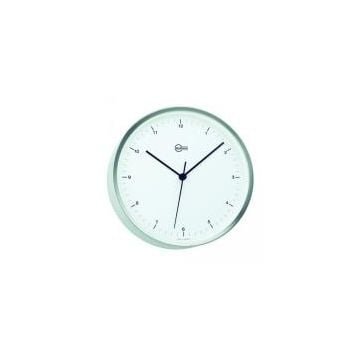 Clock SS Dia. 104 mm White Dial Black Hands Integer Numeral