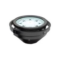 Compass NS-7.5-BIN Binnacle Mount 7.5″ Flat Card Dial 12V Night Light Black Brass Navy Standard Series