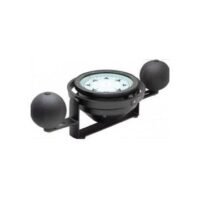 Compass NS-7.5-SB Bracket Mount 7.5″ Flat Card Dial 12V Night Light with Quadrantal Corrector Spheres Black Navy Standard Series