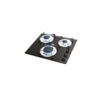 Cooker Gas Crystal 1 Auxiliary + 1 Semi-Rapid + 1 Rapid Burner Vertical Switch