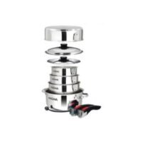 Cookware nestable 10 pc set SS
