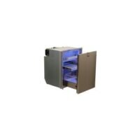 Drawer refrigerator 130L 12 / 24 V without upper top bar flush mount 3 side inox frame full