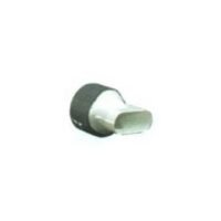 Duct oval T piece adaptor 100 x 40 mm to round Dia. 100 mm