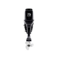 Engine tiller control 75HP electric start with Ultra long shaft propeller size: 3-13-1/4″x17″