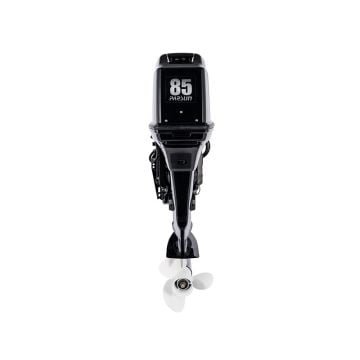 Engine tiller control 85HP electric start with Ultra long shaft propeller size: 3-13-1/4"x17"