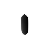 Fender Cover Cylindrical Black for Dan Fender 1025