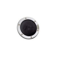 Foot Switch Chrome bezel 12/24V 150A max Dia. 104x21Hx47D mm V stabilized water proof diaphragm with mounting screws