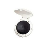 Foot Switch White cover 12/24V 150A max Dia. 104x21Hx47D mm