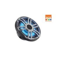 HEX 6.5″ RGB Marine Coaxial Speakers – Gray – 50W RMS – 4Ω (Pair)