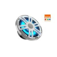 HEX 6.5″ RGB Marine Coaxial Speakers – Silver White – 50W RMS – 4Ω (Pair)