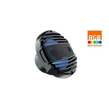 HMX 6.5" RGB Marine Coaxial Speakers – Total Black – 75W RMS – 4Ω (Pair)