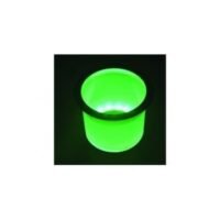 Holder drink Green Led lighted with SS rim