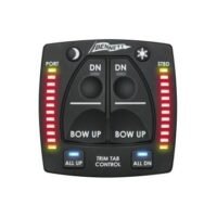Integrated helm control electric for trim tabs