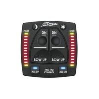 Integrated helm control hydraulic for trim tabs