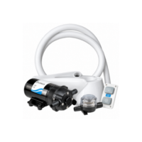Kit toilet conversion (12V pump) to quiet flush for sea water application