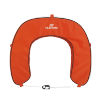 Life jacket Horseshoe Zip Buoy Orange With Removable Cover