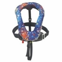 Life jacket Inflatable Evo-J Junior Automatic Harness Triangle & Crutch Strap Blue