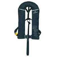 Life jacket Pilot ISO 275 Automatic With Harness Black & Crutch Strap Rated Buoyancy 150 N