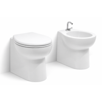 Marine Toilet SMART 24V White without Bidet Kit with Soft-Close Seat & Lid