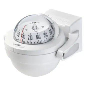Offshore 75 Compass – Bracket Mount | White Housing | White Conical Card | Zone ABC (Worldwide)