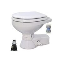 Toilet compact 24V + pump upgraded ceramic bowl quiet flush type –