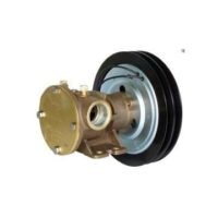 Pump Flexible Impeller Clutch Driven 50580 Series 92.7 LPM 24V 2A Pulley 1″ BSP Ports Bronze