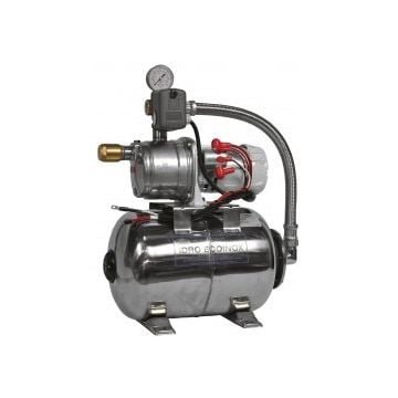 Pump IDRO ECOINOX 2 SS 0.45kW 400V 3PH 50Hz with 20L tank water pressure system