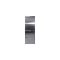 Refrigerator Inox Combi Fridge/ Fridge 320L door with 3 side frame SECOP compressor type 2 x BD50F