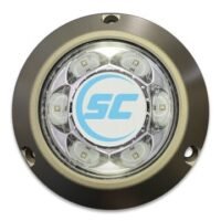 SC-3 Underwater Light – Anodized Aluminium – Surface Mount – Bimini Blue – 3000 Lumens