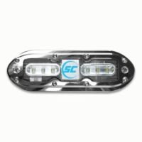 SCM-6 Underwater Light – 316L Stainless Steel – Bimini Blue – 2400 Lumens