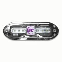 SCM-6 Underwater Light – 316L Stainless Steel – Ultra Blue – 2400 Lumens