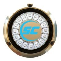 SCR-16 Underwater Light – Bronze – Surface Mount – Bimini Blue – 7000 Lumens