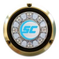 SCR-24 Underwater Light – Bronze – Surface Mount – Bimini Blue – 10000 Lumens
