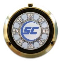 SCR-24 Underwater Light – Bronze – Surface Mount – Blue & White – 10000 Lumens