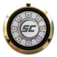 SCR-24 Underwater Light – Bronze – Surface Mount – Great White – 10000 Lumens