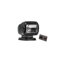 Searchlight halogen GT 12V black 65W 5.5A permanent mount hard wired dash mount remote