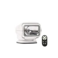 Searchlight halogen ST 12V white hard wired dash mount remote 65W 5.5A 20′ harness
