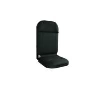 Seat Flip-up without seat belt bulkhead / wall mount with powder coated steel frame