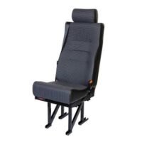 Seat San Carlos Lowback 425mm Fixed Headrest Black