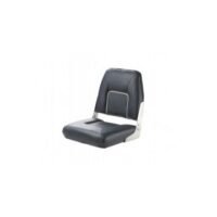 Seat deluxe FIRST MATE CHFSB foldable Blue with White seam artificial leather upholstery Suplied without pedestal. Fits all pedestals.