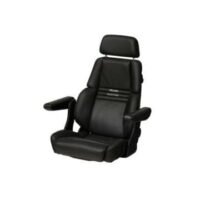 Seat helm Arctic black artificial leather upholstery, electrically adjustable