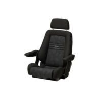 Seat helm Caribbean black artificial leather