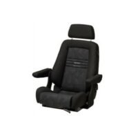 Seat helm Pacific black artificial leather upholstery