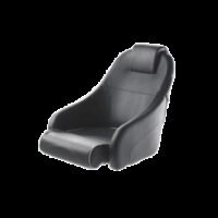 Seat helm QUEEN CHFUSBL flip-up squab with Blue artificial leather upholstery. Without pedestals.