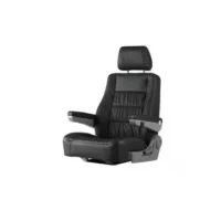 Seat helm “San Diego” black leather