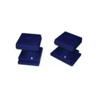 Seat shock absorber 13″x7″x2″ with provision for mounting seats of 6″ centre hole (anodized Aluminium)